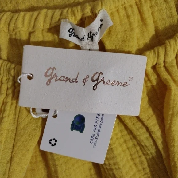 GRAND & Greene Yellow Top - Picture 5 of 5